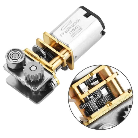 12V DC Micro Gear Motor 11 RPM Right Angle Metal Gearbox For 3D Printing Pen with durable metal gears and compact design