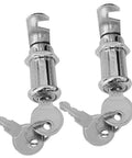 1.57 Inch Cylinder Lock Kit For Drawers Doors Mailboxes Cabinets And Tool Chests Cam Lock Set 2 Pack Includes 4 Keys Beefy Zinc Alloy