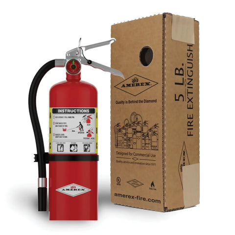 Portable 5 Lb Abc Dry Chemical Fire Extinguisher With Wall Bracket Handles Class A B C Hazards Cleanly Ideal For Garages Shops And Homes Built Tough For Genuine Emergency Readiness Delivers Total Peace Of Mind Anytime