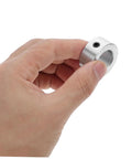 Hand holding a Solid Steel Locking Ring Kit With Hex Spanner For Secure Shaft Collar In Industrial Machinery Drive Shafts Easy Install Stable Fit Compatible With Various Sizes Gear Stays Locked Down Tight No Fretting Needed Just Rock Your Rig Daily Fo Sho