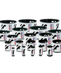 Lenox 26-piece bi-metal hole saw kit, front view with assorted diameter hole saws.