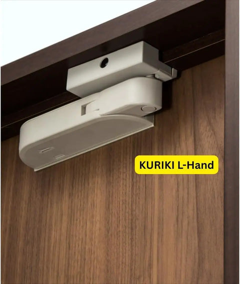 Interior Door Soft Closer Quieting Rough Door Swings And Muting Loud Slam Bangs On Regular Hinged Doors Up To Ninety Nine Pounds Hassle Free Left Mount Gray installed on a wooden door.