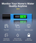 4 In 1 TDS Meter Digital Water Tester with LCD display for drinking water, aquariums, RO DI systems, accurate to 9999 PPM