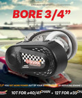 Torque Converter Kit For 212 Go Kart With Three Quarter Inch Shaft, 10T 40 To 41 Sprocket And 12T 35 Chain, Replacement For 218353A Manco Comet TAV2, Beefed Up Heavy Duty Clutch System For Better Torque And Smoother Shifting