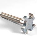 1 Inch Surfacing CNC Router Bit for Spoilboard and Wood Flattening, 1/4 Inch Shank, Carbide Tipped, 4 Flute Precision Bit