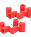 Silicone Intake Vacuum Hose End Plugs Kit, 10 pack red silicone hose caps, 16mm universal fit