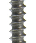 Top Shelf White Hex Washer Sheet Metal Screws Pack Of 12 Eight By Two Inch Stainless Steel fastener with slotted head and threads.