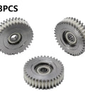 Three Pack Ebike Gear Set With Bearings 36T Nylon And Steel Planetary Gears for 250W and 500W Motors Easy Quick Swap Replacement Kit