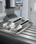 Predolo Copper Fixture Vise Hardened Multi-Station Heavy-Duty For Milling Machines Grinding, 300X330X16mm, shown on a machining table.