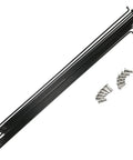 14G MTB Spokes With Nipples, 260mm, 304 Stainless Steel, Black Finish, 12 Pack, with 12mm copper caps for bike wheel