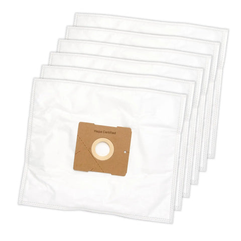 Six Pack Type Z Vacuum Bags With Certified HEPA Media For Jill, Jack And Snap Bagged Canister Models SZH-6 Fits Perfectly