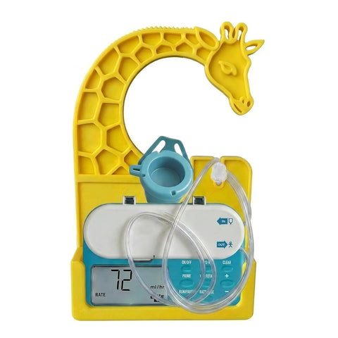 Feeding Pump Organizer For Infinity With One Click Tool Free Install Cute Giraffe Design Holder Tubing Coil Storage Portable