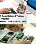 Raspberry Pi Pico W Starter Kit With 12 Detachable Sensors And A 234 Page Learning Guide For Beginners Learn To Code Hands On DIY Electronics Kit For Fun Prototyping, Pico W board on sensor base