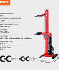 Hydraulic Coil Spring Compressor Tool For Cars And SUVs, 4.5 Ton Jack Capacity, 1 Ton Rated Compression features details