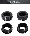 Open Snap Bushing 19mm Black Nylon Cable Hose Grommet Protector Round Snap Panel Hole Plug Cover Built Tough Heavy Duty PA6
