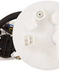 Heavy Duty Fuel Pump Module Assembly With Built In Strainer And Complete Hookup Kit For Straight Swap Installation and components visible from above.