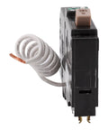 15 Amp Single Pole Arc Fault AFCI Circuit Breaker With Pigtail Neutral 120 240 Volt AC UL Listed 10kAIC For Home Panels DIY Friendly Install Superior Arc Fault Protection side view