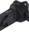 Mass Air Flow MAF Sensor AF10674 Replacement For Cars And Trucks showing front side view of the black sensor with connectors