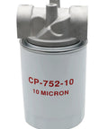 Heavy Duty Hydraulic Oil Filter Assembly 10 Micron For Petroleum Fluids Three Quarters Inch NPT Return Line Filter