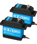 Pack Of 2 Beefy 35Kg High Torque RC Servo With 7.4V Digital Motor And Stainless Steel Gears Waterproof for DIY projects