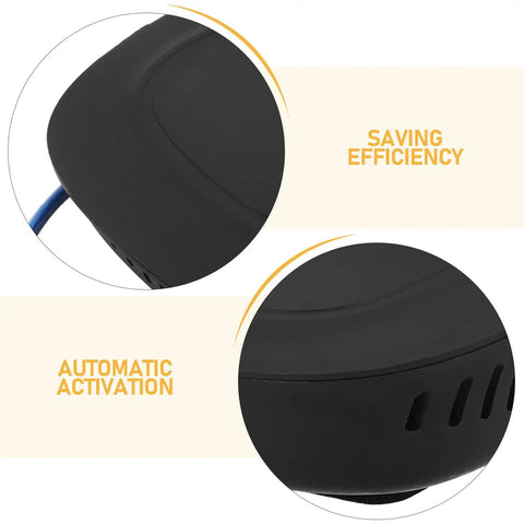 Close-up of Automatic Aerosol Fire Extinguisher For Trucks And Cars Engine Bay Thermal Trigger 170 Degree with button details.