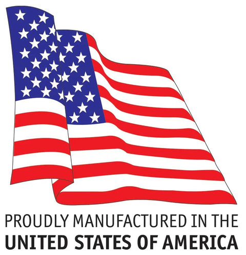 American flag graphic, waving with red and white stripes, blue canton with stars, and patriotic text