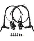 Electric Bike Hydraulic Disc Brake Set 2 Piston 2 Pin Power Off Pre Bled With Mineral Oil Left Front 950mm Right Rear 1880mm Brakes Kit