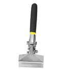 Front view of Hand Seamer Pliers for Sheet Metal and Plate Bending Multi Function Metalworking Tool with Non Slip Grip