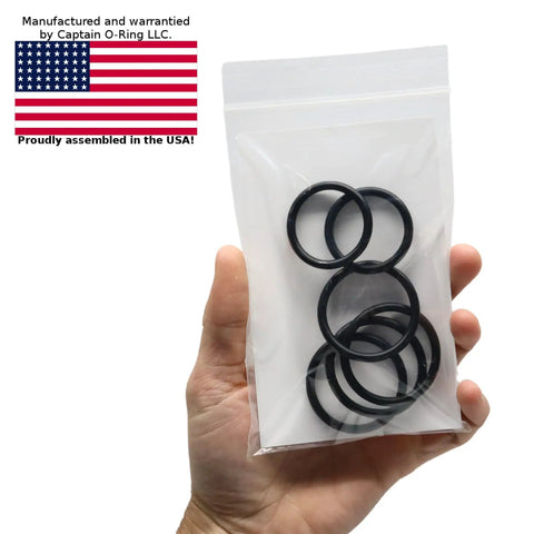 Hand holding Ford Heavy Duty Coolant System O-Ring Kit Replacement With BC3Z-8590-F And DR3Z-8566-A O-Rings for F-Series Trucks