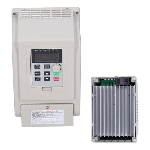 Variable Frequency Drive Inverter For Industrial Motors Single To Three Phase 110V Input 220V Output 1.5kW with digital display