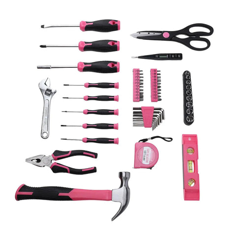145-Piece Home Hand Tools Set With Hammer, Screwdrivers, Wrenches, Scissors, Magnetic Level, Pliers, Tape Measure