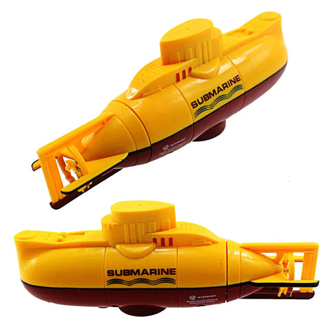 Mini RC Submarine Toy With Remote Control For Water Tank Play Dive Underwater Surface And Float Built In Battery USB Charger