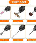 Set Of 2 Keyless Drill Chuck Adapters With Quarter Inch Hex Shank Quick Change Converter For Impact Drills in various tool applications