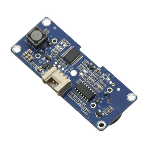Waterproof Ultrasonic Sensor Module With Split Transceiver, 2cm To 400cm Range, 3 To 5V Operation circuit board close-up view