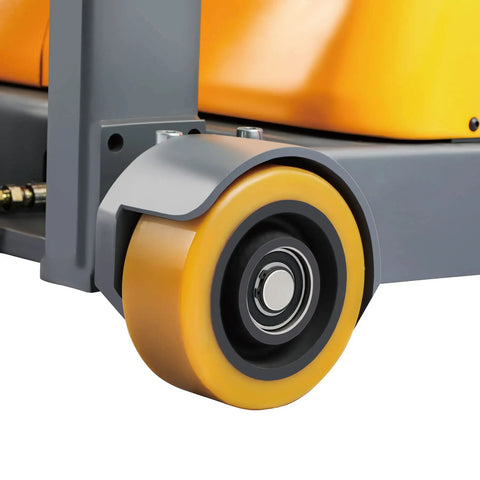 Heavy Duty Counterbalanced Electric Pallet Stacker With 2200 Pound Capacity Smooth Operator Design Built Tough For Warehouse Crews Rugged Reinforced Steel Mast Lifts Heavy Loads With Zero Sweat On Busy Days