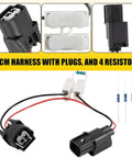 VCM Muzzler Harness Disable Kit For Honda Pilot Accord Odyssey Ridgeline 3.5L V6 Engines Vehicle Muzzler Wire Disabler Set Auto Accessories For Engine Management And No Hassle Install with plugs and resistors