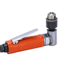 Professional Grade Industrial Heavy Duty Right Angle Air Grinder Cranking 25000 RPM with metal chuck for auto body work.