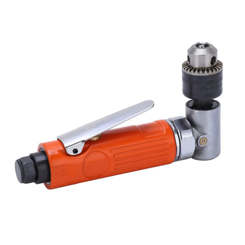 Professional Grade Industrial Heavy Duty Right Angle Air Grinder Cranking 25000 RPM with metal chuck for auto body work.
