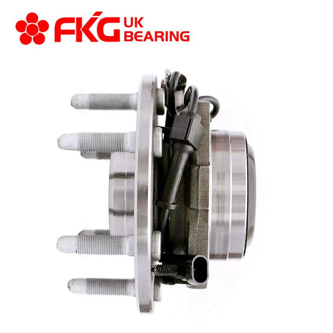 Side view of Direct Fit Front Wheel Bearing Hub Assembly For 2WD Chevy Tahoe Suburban 1500 with ABS sensor attached.