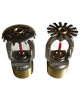 Heavy Lifting Quick Response Fire Sprinkler Head Upright And Pendent Ready Heavy Brass 3/4 Inch NPT Thread K115 Flow with vibrant red bulb