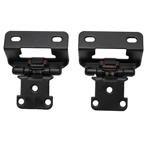 Soft Close Overlay Cabinet Hinges Steel 2 Pack Black Silver Clip On Cabinet Door Hinge For Half Overlay Furniture Hardware