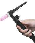 Pro Grade TIG Welding Torch WP 17FV Gas Valve Head Flexible Head Air Cooled Complete TIG Torch With 12 Foot Cable for Durable Easy Welds