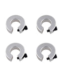 Four retaining rings from Linear Rail Kit SBR20 300mm Two Piece Fully Supported Rails With Four SBR20UU Blocks