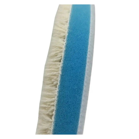 Premium 5 Inch 6 Inch And 7 Inch Car Polishing Pad in close-up showing soft textile material for smooth surface buffing.