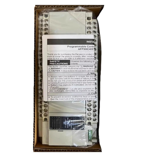 Industrial PLC Controller FP-XH C60ET For Precise Automation With Flexible Programming, Compact Cabinet Ready Design, And Multi Input Output Configurations For Versatile Control Tasks With Stable Performance, packaged in box