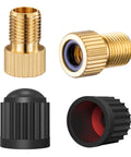 Presta To Schrader Bike Valve Adapter Brass Conversion For No Fuss Tire Inflation With A Standard Pump Or Air Compressor Leak Proof Fit