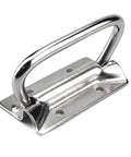 Stainless Steel Toolbox Pull Handles Set 4 Inch For Lifting Doors And Chest Covers Pack Of 2 Silver Durable Mounting Hardware