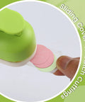 1.5 Inch Circle Hole Punch For Crafts And Scrapbooking showing output with sliding cover