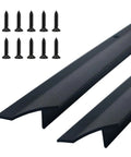 Heavy Duty Door Rain Drip Guard And Slim Drip Edge Cap To Keep Exterior Door Bottoms Bone Dry And Kick That Backing Flood Water Straight Past Your Entryway Today with included screws.