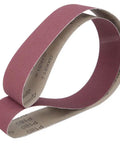 Beast Mode Heavy Duty Ten Pack Abrasive Sanding Belts For Circular Grinding And Quick Smoothing Aluminum Oxide 1220X50Mm Grit 120 roll on work bench